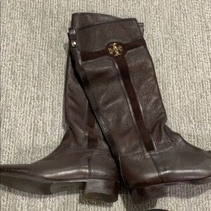 Tory Burch knee high riding boots